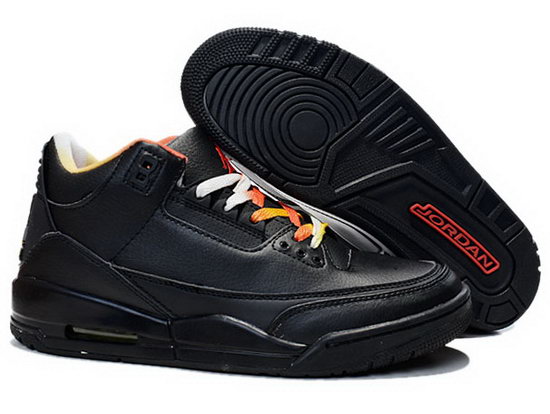 Air Jordan Retro 3 All Black Cheap